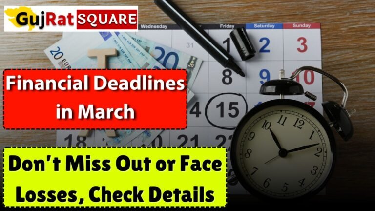 Financial Deadlines in March