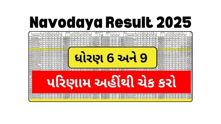 Navodaya Result 2025