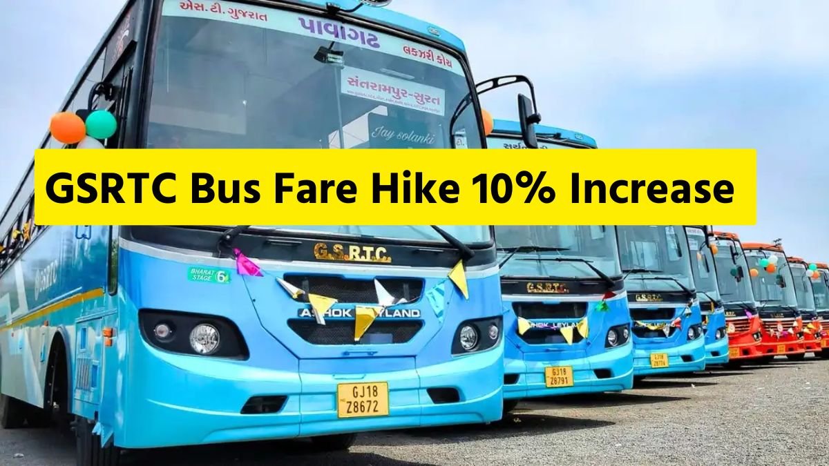 GSRTC Bus Fare Hike 10% Increase