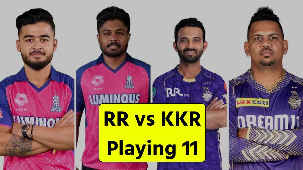 RR vs KKR Playing 11