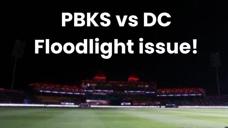 PBKS vs DC Floodlight issue!