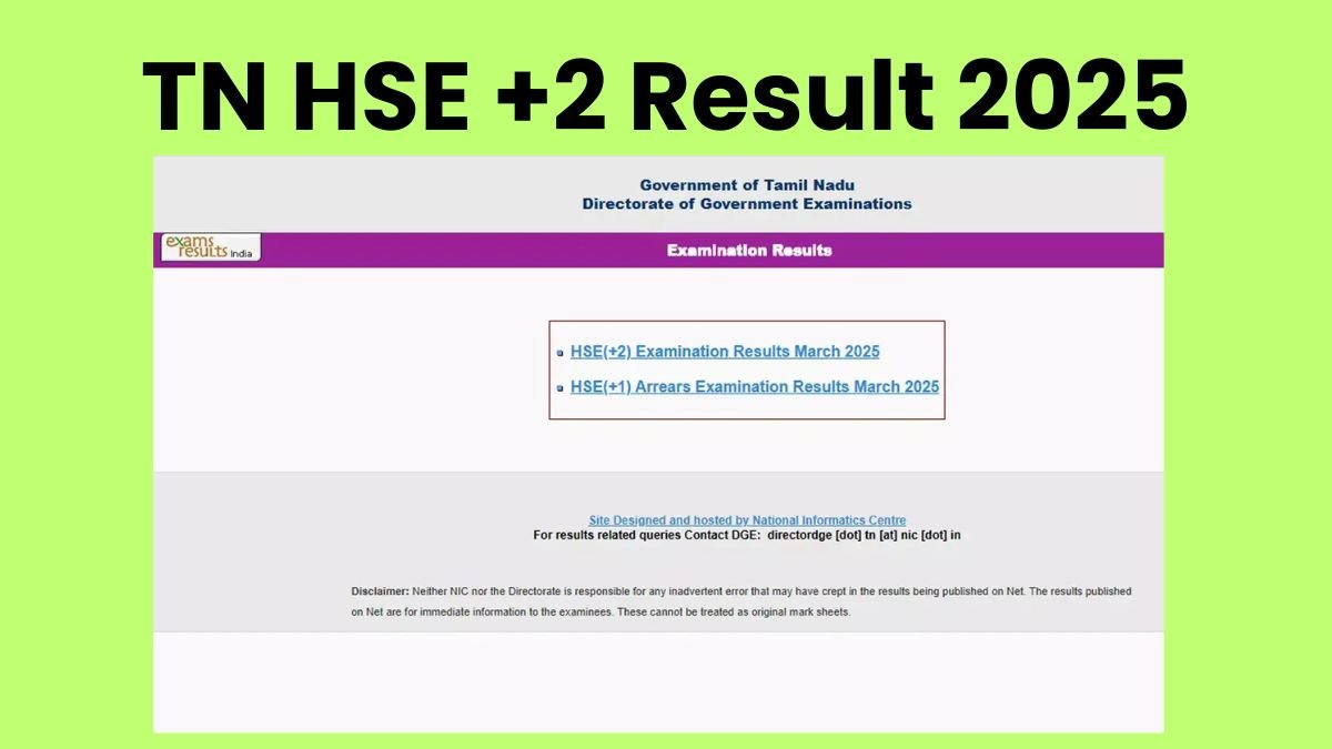 HSE(+2) Examination Results March 2025